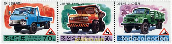 Sellos: 6070 MNH COREA DEL NORTE 2000 CAMIONES SUNGRI