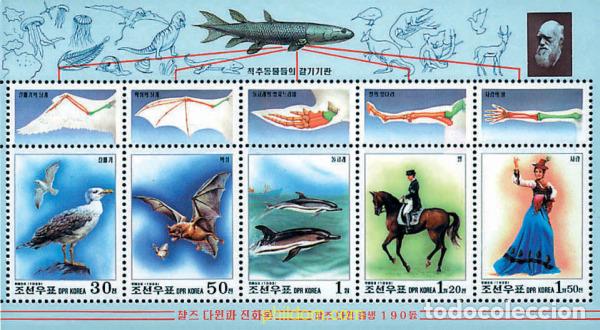 Francobolli: 208166 MNH COREA DEL NORTE 1999 190 ANIVERSARIO DEL NACIMIENTO DE CHARLES DARWIN