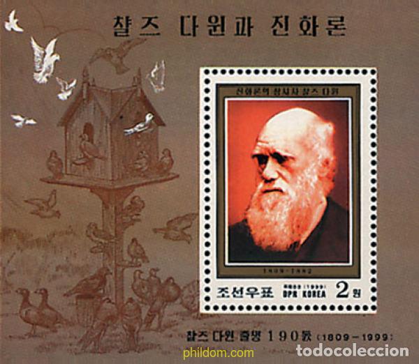 Francobolli: 304510 MNH COREA DEL NORTE 1999 190 ANIVERSARIO DEL NACIMIENTO DE CHARLES DARWIN