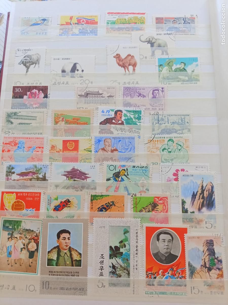 Sellos: Lote de sellos de Korea del Norte