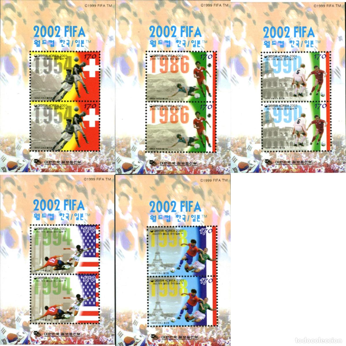 Sellos: 76195 MNH COREA DEL SUR 2001 COPA DEL MUNDO DE FUTBOL. COREA DEL SUR Y JAPON-02