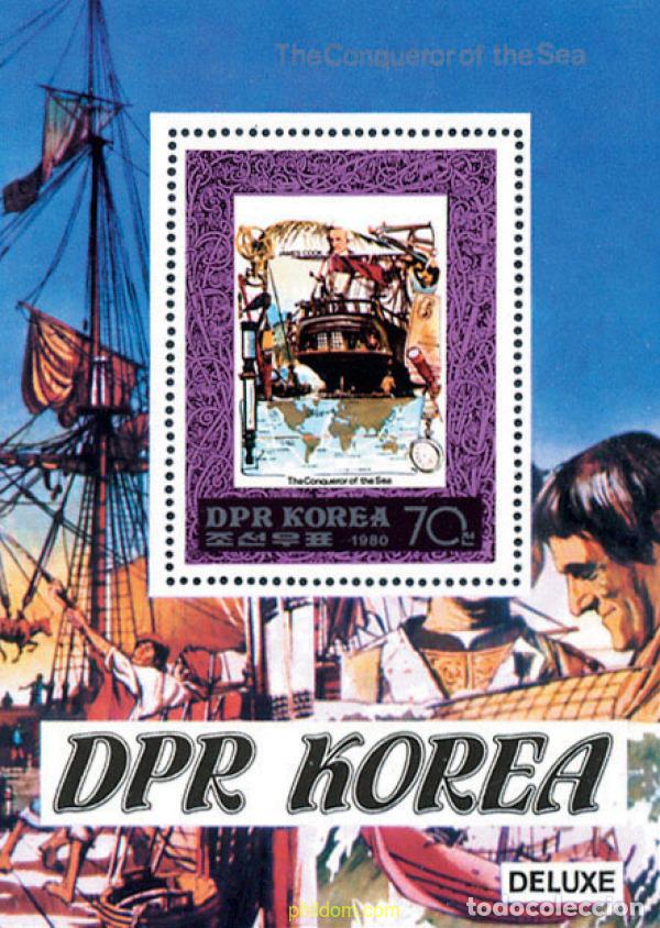 Sellos: 98151 MNH COREA DEL NORTE 1980 CONQUISTADORES DEL MAR