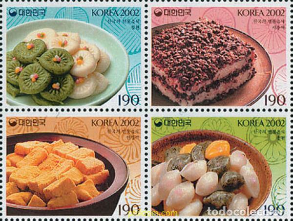 Sellos: 115067 MNH COREA DEL SUR 2002 PLATOS TIPICOS