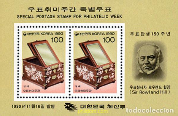 Sellos: 132455 MNH COREA DEL SUR 1990 SEMANA FILATELICA