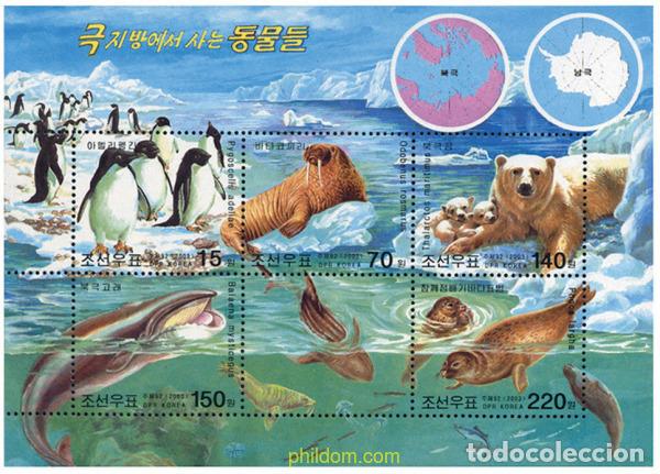 Sellos: 136368 MNH COREA DEL NORTE 2003 FAUNA POLAR