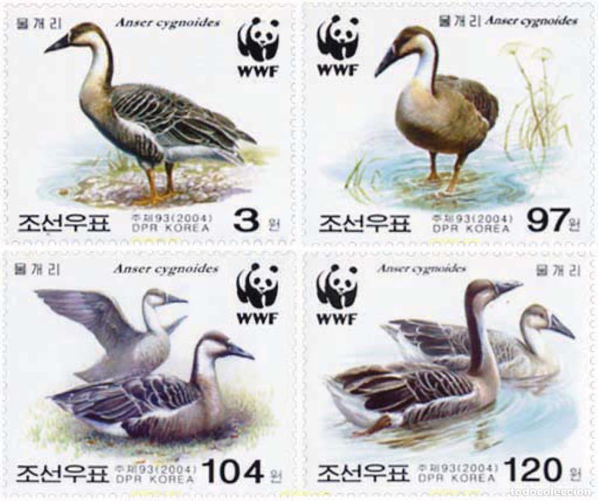 Sellos: 143114 MNH COREA DEL NORTE 2004 WWF - Foto 1