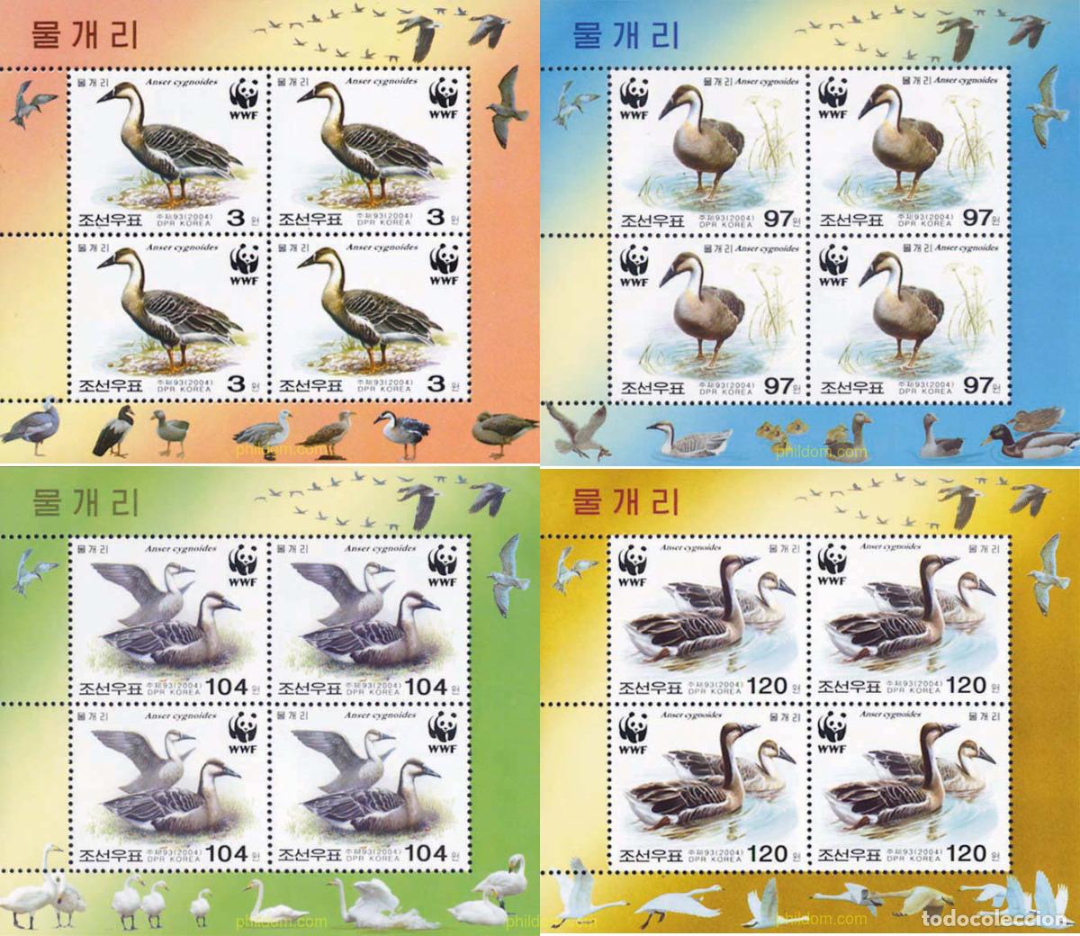 Sellos: 143115 MNH COREA DEL NORTE 2004 WWF - Foto 1
