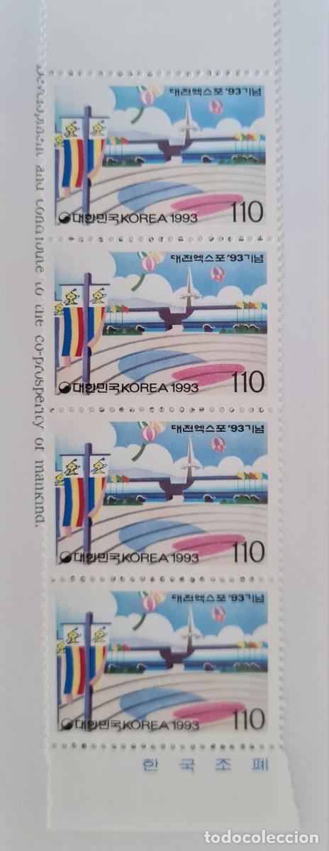 Stamps: Librillo postal, primer d&iacute;a de emisi&oacute;n, Korea del Sur 1993