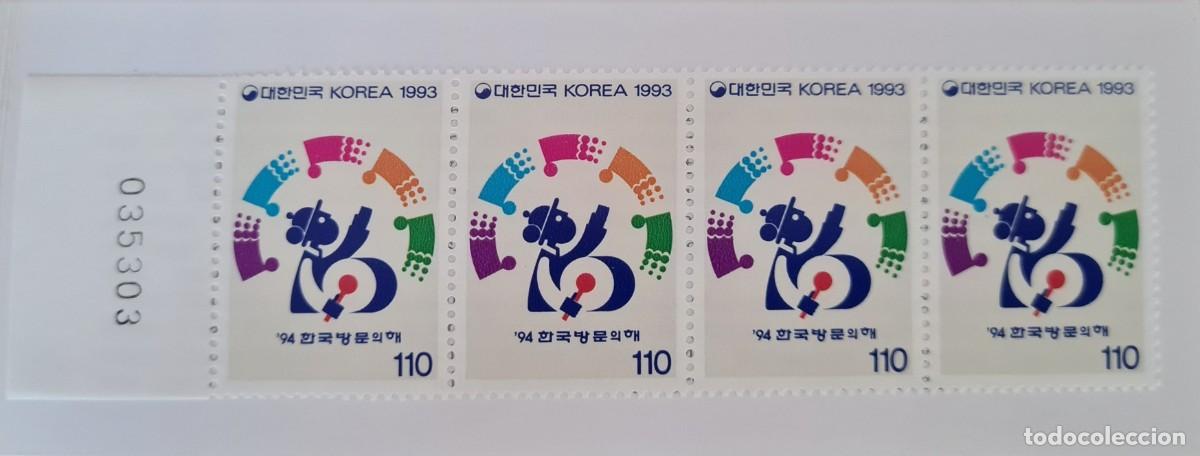 Selos: Librillo postal, primer d&iacute;a de emisi&oacute;n, Korea del Sur 1993