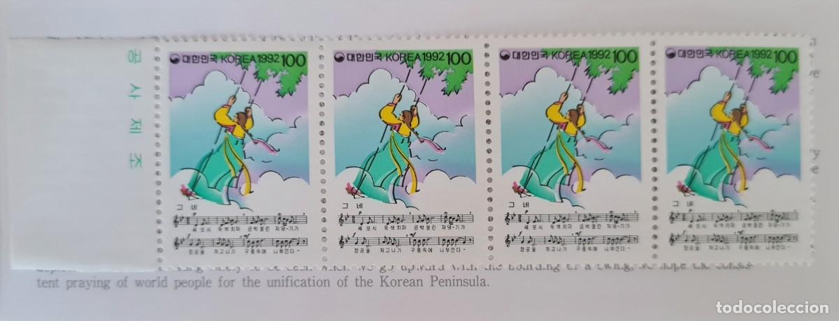 Stamps: Serie de dos librillos postales, primer d&iacute;a de emisi&oacute;n, Korea del Sur 1992