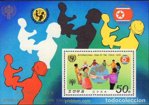 Sellos: 147023 MNH COREA DEL NORTE 1979 A&Ntilde;O INTERNACIONAL DEL NI&Ntilde;O
