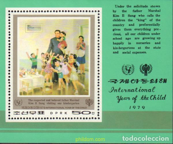 Sellos: 147021 MNH COREA DEL NORTE 1979 A&Ntilde;O INTERNACIONAL DEL NI&Ntilde;O