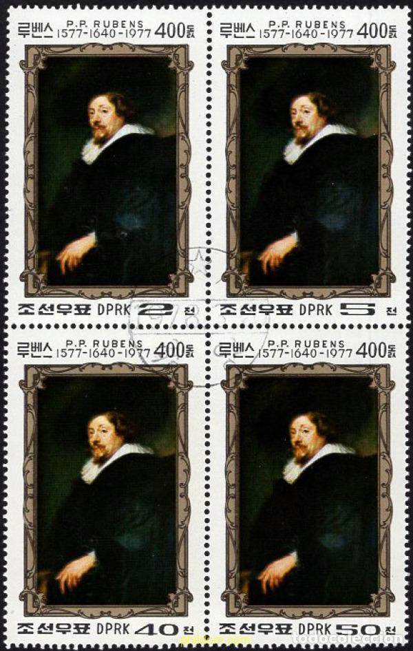Sellos: 666984 USED COREA DEL NORTE 1978 400 ANIVERSARIO DEL NACIMIENTO DE RUBENS