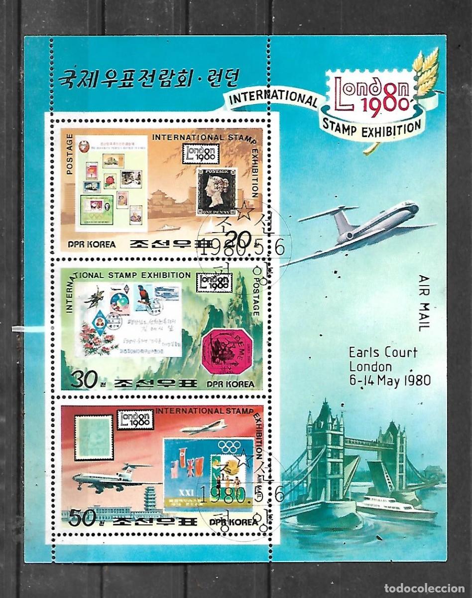 Sellos: 1980: Hoja Souvenir &rdquo;Exposici&oacute;n Internacional de Filatelia &rdquo;London 1980&rdquo; (CTO)