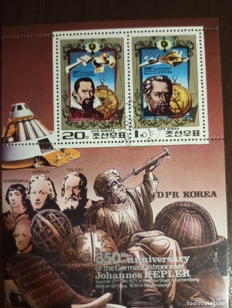 Sellos: COREA DEL NORTE 1980, 350 ANIVERSARIO DE KEPPLER