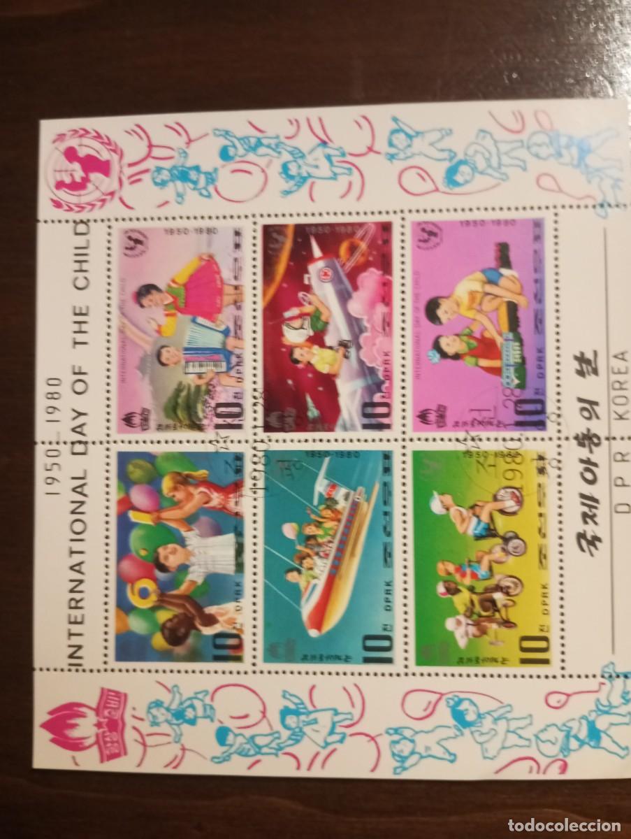Sellos: COREA DEL NORTE 1979, D&Iacute;A INTERNACIONAL DEL NI&Ntilde;O