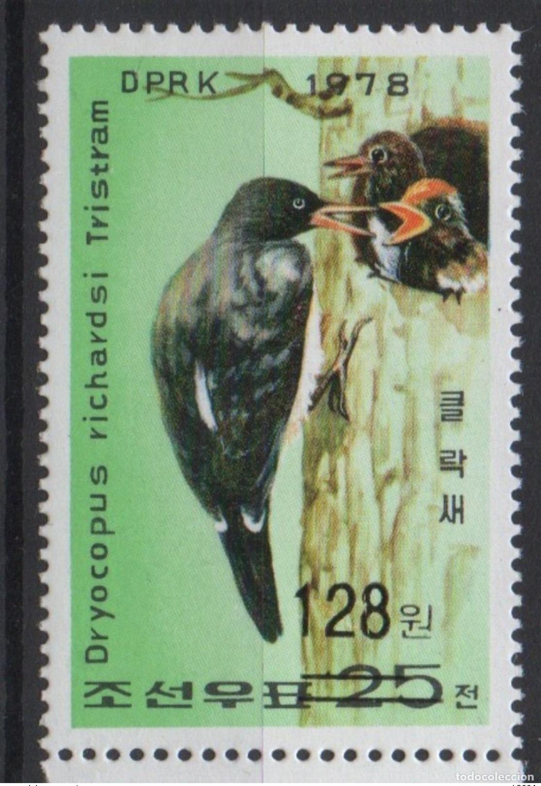 Sellos: Korea 2006 Mi. 5096 Sobreimpresi&oacute;n Vida silvestre Fauna P&aacute;jaros Vogel MNH RARE