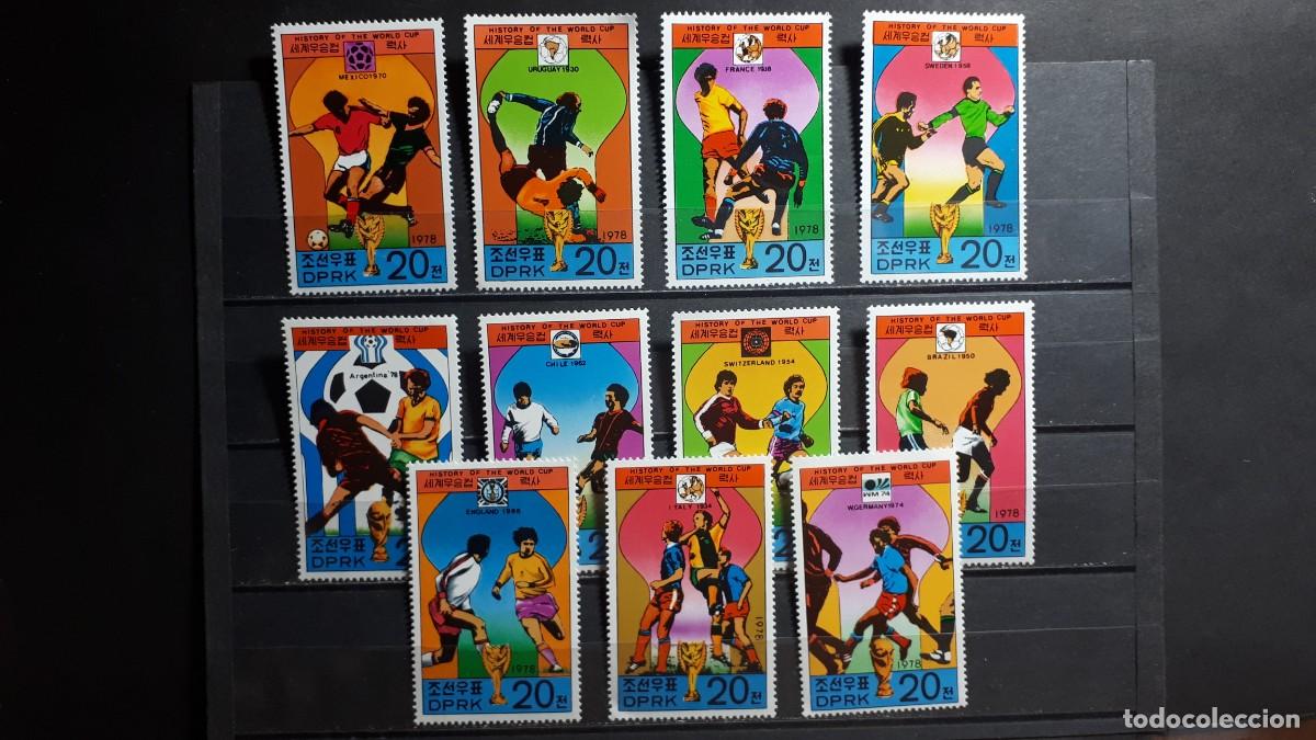 Sellos: COREA DEL NORTE. A&Ntilde;O 1978. **. YVERT 1489A/L