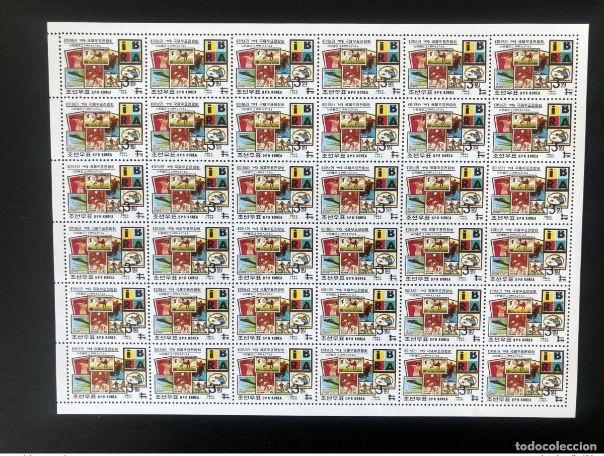 Sellos: Korea 2006 Mi. 5068 Hoja sobrecargada IBRA Football Ski Tennis Horse Sport