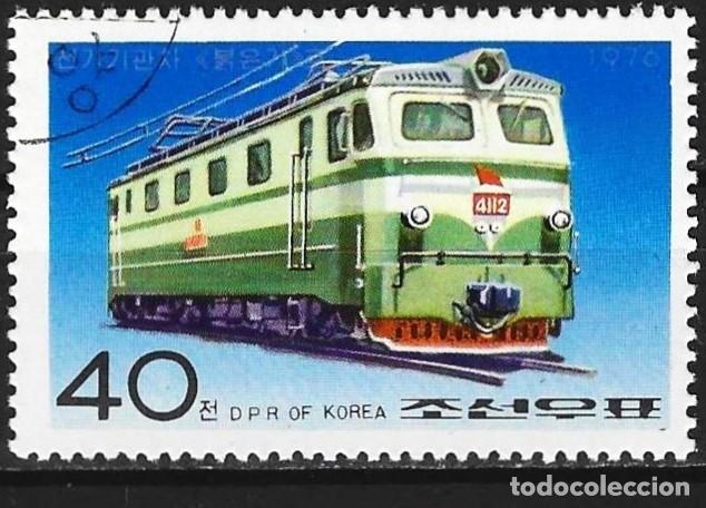 Sellos: Corea del Norte 1976 - Mi 1560A - YT 1397N - Locomotora