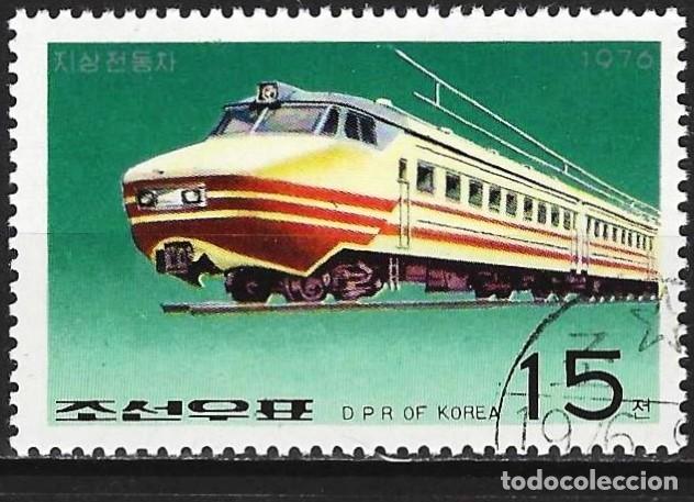 Briefmarken: Corea del Norte 1976 - Mi 1558A - YT 1397L - Locomotora