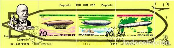 Sellos: 147016 USED COREA DEL NORTE 1979 DIRIGIBLES - Foto 1