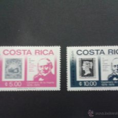 Sellos: COSTA RICA. SELLOS SOBRE SELLOS. YVERT 745/6. SERIE NUEVA..R. HILL.. Lote 52443821