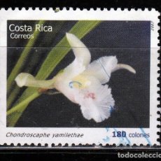Sellos: COSTA RICA. 2007. ORQUIDEAS DE COSTA RICA; ORQUIDEA CONDOSCRAFA. *,MH (21-278). Lote 63643275