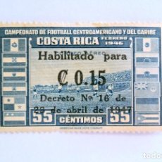 Sellos: SELLO POSTAL COSTA RICA 1947 0,15 COLÓN CAMPEONATO DE FUTBOL CENTROAMERICANO Y DEL CARIBE SIN USAR. Lote 154747990