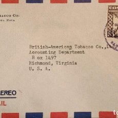 Sellos: J) 1952 COSTA RICA, NATIONAL LIBERATION WAR, AIRMAIL, CIRCULATED COVER, FROM COSTA RICA TO USA. Lote 361585510