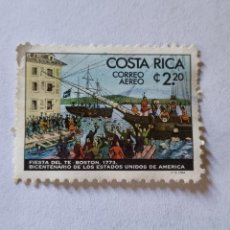 Sellos: SELLO - COSTA RICA - FIESTA DEL TE - BOSTON 1773 (B.62). Lote 363480605