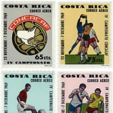 Sellos: 26779 MNH COSTA RICA 1969 4 CAMPEONATOS DE FUTBOL CONCACAF