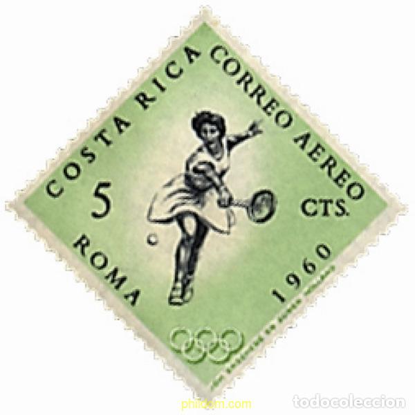 Sellos: 601987 HINGED COSTA RICA 1960 17 JUEGOS OLIMPICOS VERANO ROMA 1960