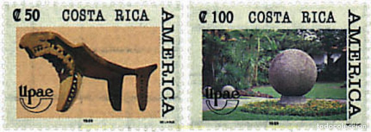 Selos: 30953 MNH COSTA RICA 1989 AMERICA-UPAEP 1989 - PUEBLOS PRECOLOMBIANOS, USOS Y COSTUMBRES