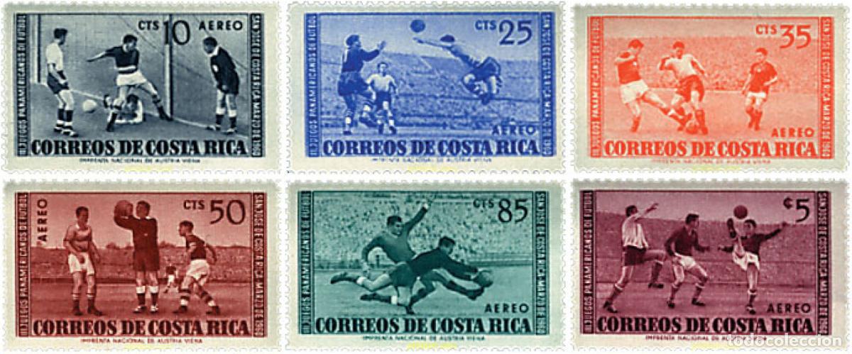 Selos: 26775 MNH COSTA RICA 1960 3 JUEGOS PANAMERICANOS DE FUTBOL