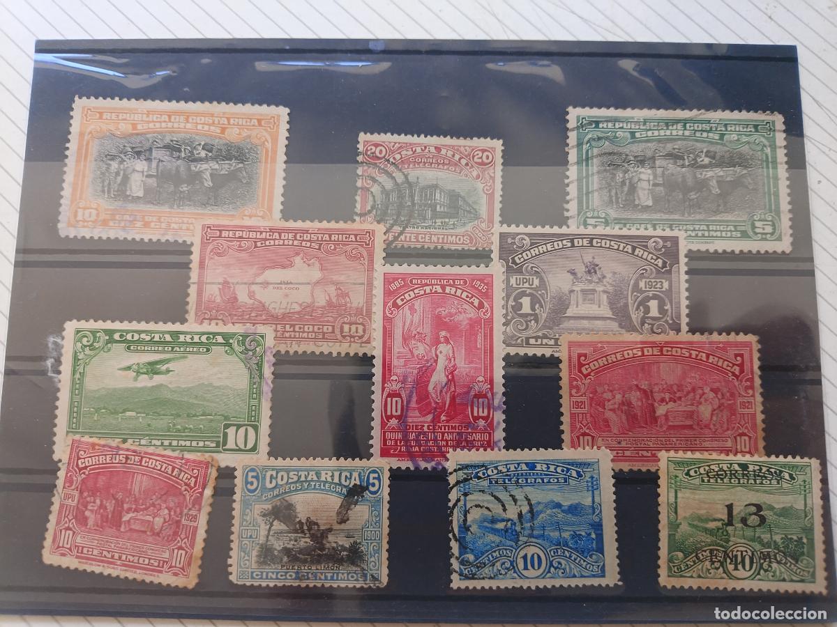 Timbres: Costa Rica. Lote de sellos