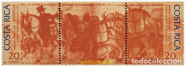 Sellos: 148286 MNH COSTA RICA 1994 AMERICA-UPAEP 1994 - TRANSPORTES POSTALES