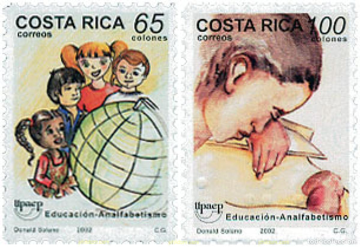 Francobolli: 114227 MNH COSTA RICA 2002 AMERICA-UPAEP 2002 - EDUCACION Y ANALFABETISMO