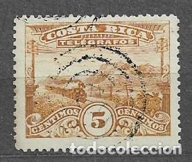 Sellos: Sello de Costa Rica 1907/12 - 5 cts - 2000