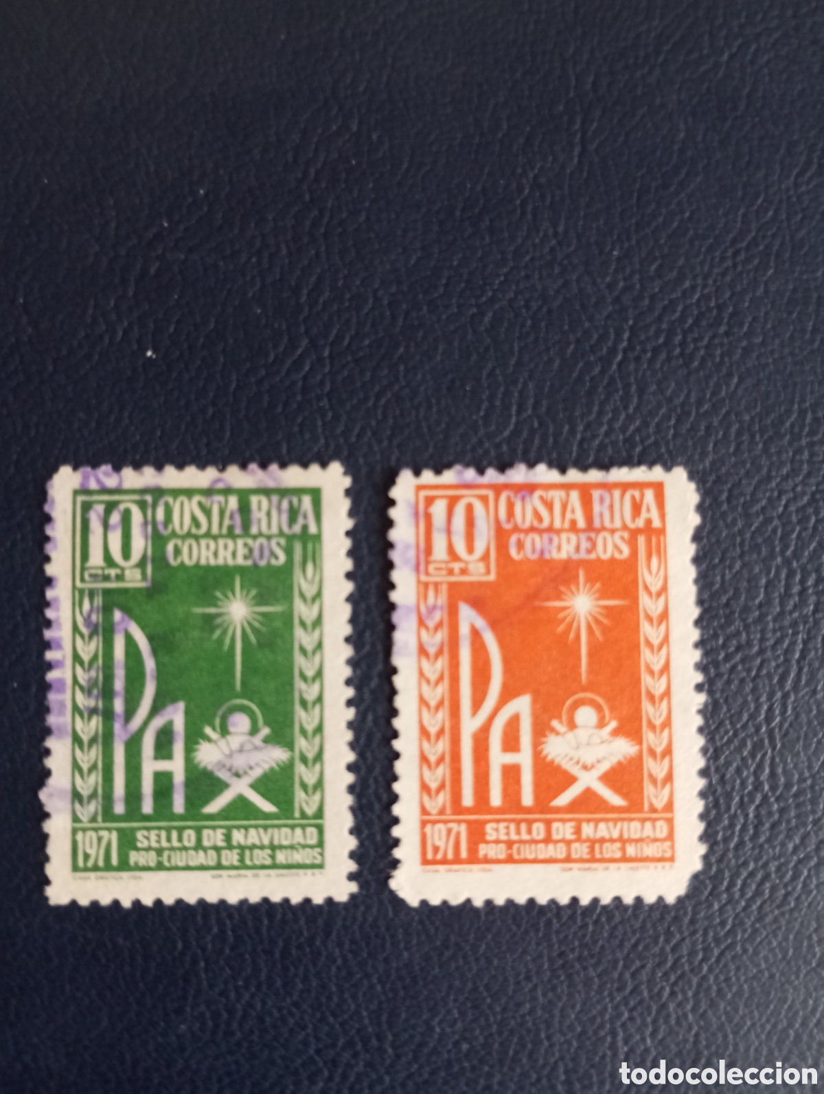 Sellos: COSTA RICA, 1971, NAVIDAD