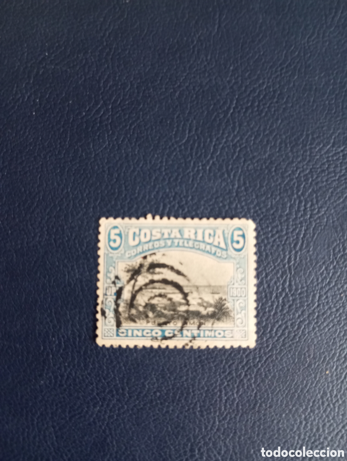 Sellos: COSTA RICA, 1900, UPU, PUERTO LIM&Oacute;N