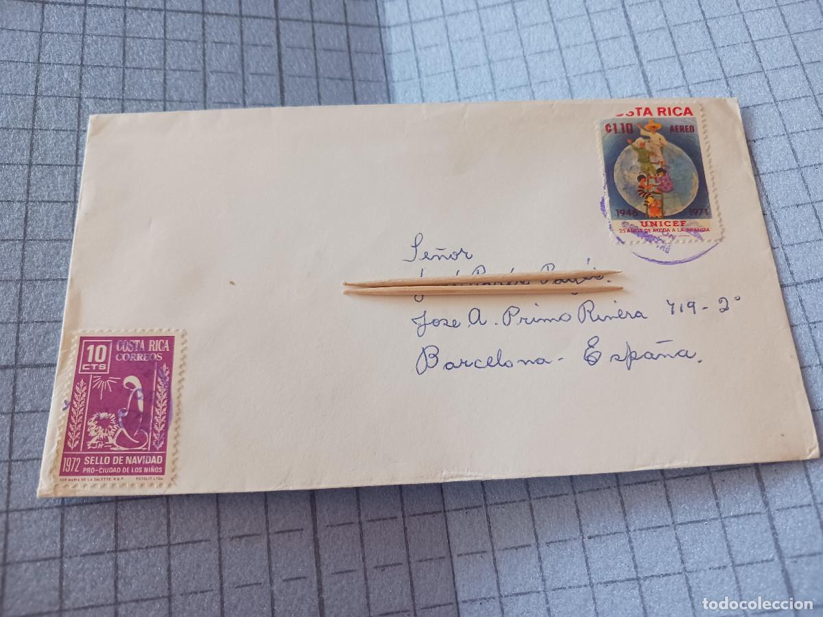 Sellos: sobre con sellos de costa rica, 1971