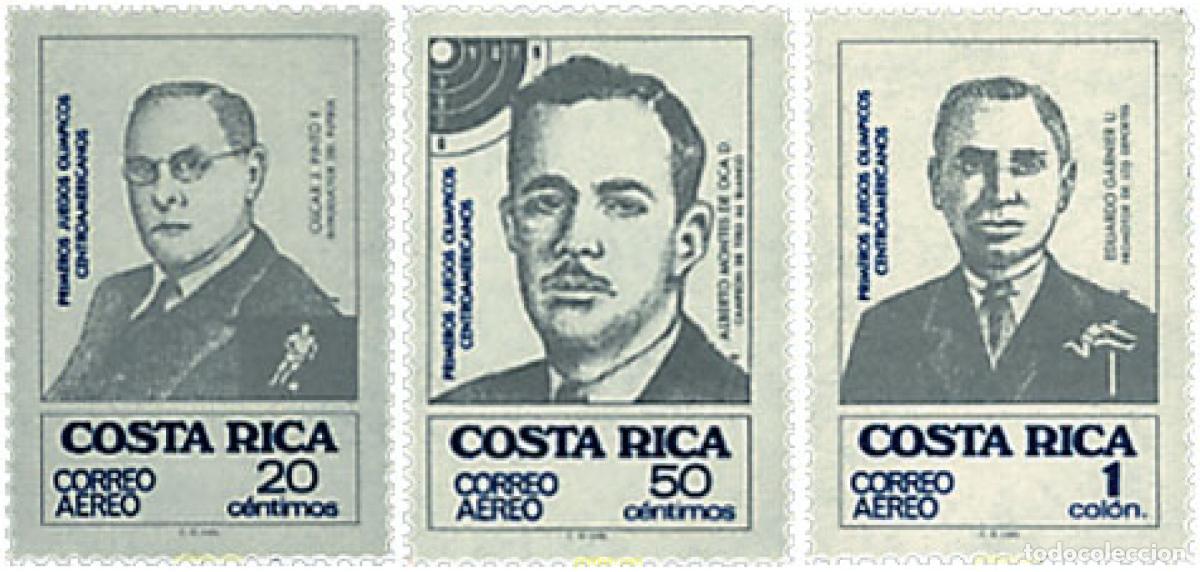 Sellos: 26781 MNH COSTA RICA 1974 1 JUEGOS OLIMPICOS CENTROAMERICANOS