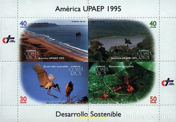 Sellos: 11577 MNH COSTA RICA 1995 AMERICA-UPAEP 1995 - DEFENSA DEL MEDIO AMBIENTE