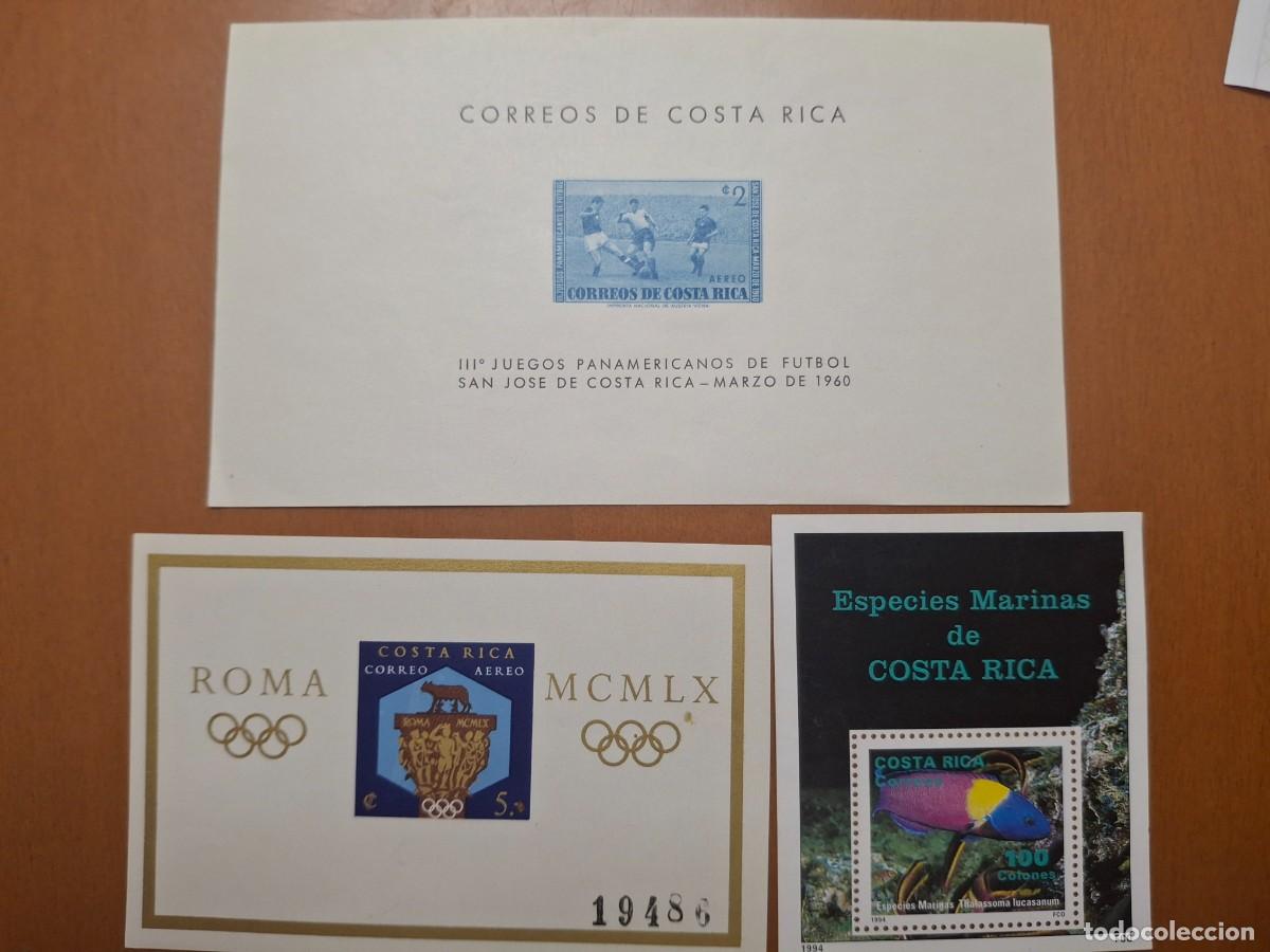 Selos: HB485 HOJITAS BLOQUE de COSTA RICA en NUEVO ideal para tematicas (leer descripcion)