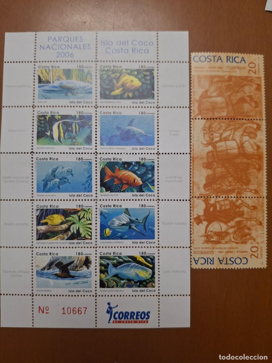 Selos: HB487 HOJITAS BLOQUE de COSTA RICA en NUEVO ideal para tematicas (leer descripcion)
