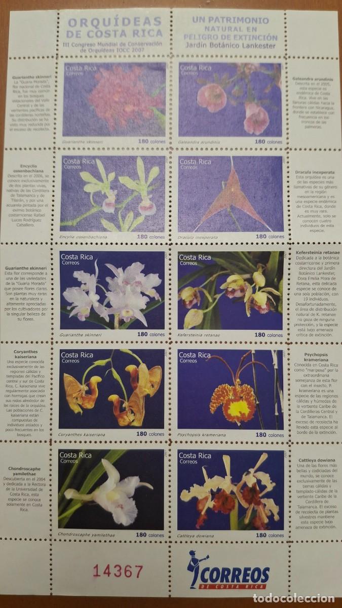 Stamps: HB488 HOJITAS BLOQUE de COSTA RICA en NUEVO ideal para tematicas (leer descripcion)