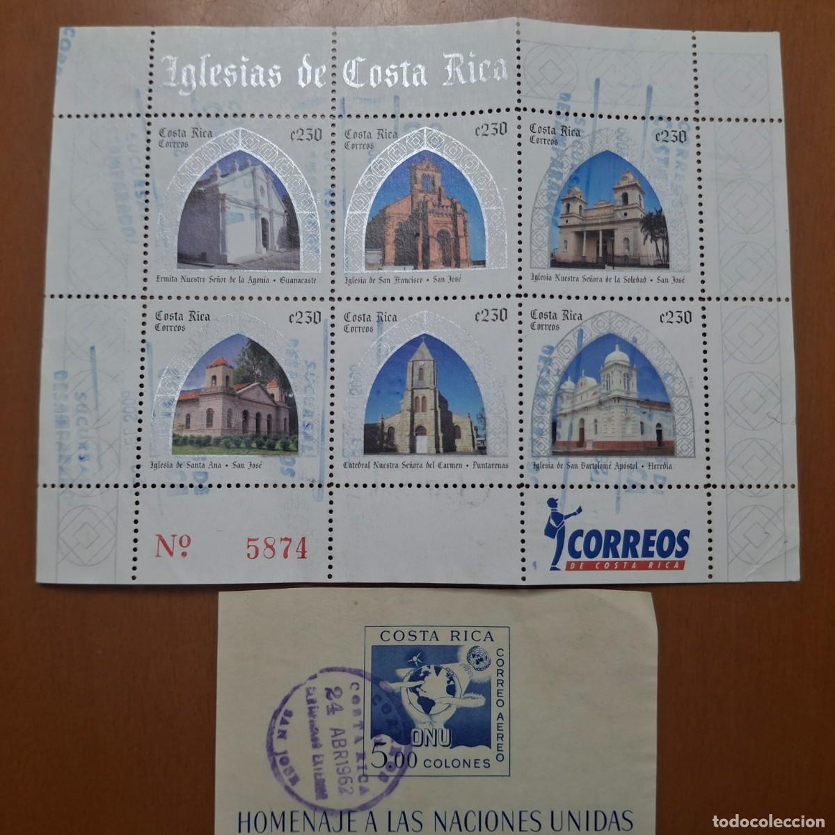 Stamps: HB490 HOJITAS BLOQUE de COSTA RICA en usado ideal para tematicas (leer descripcion)