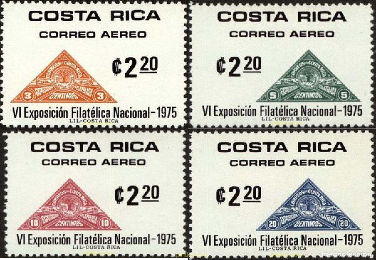 Sellos: 796405 MNH COSTA RICA 1975 VI EXPOSICION FILATELICA NACIONAL