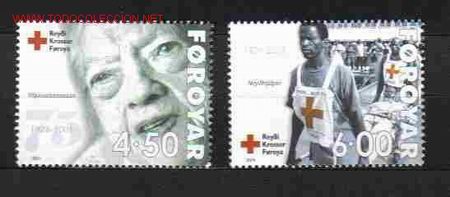 Sellos: FEROE CRUZ ROJA - Foto 1